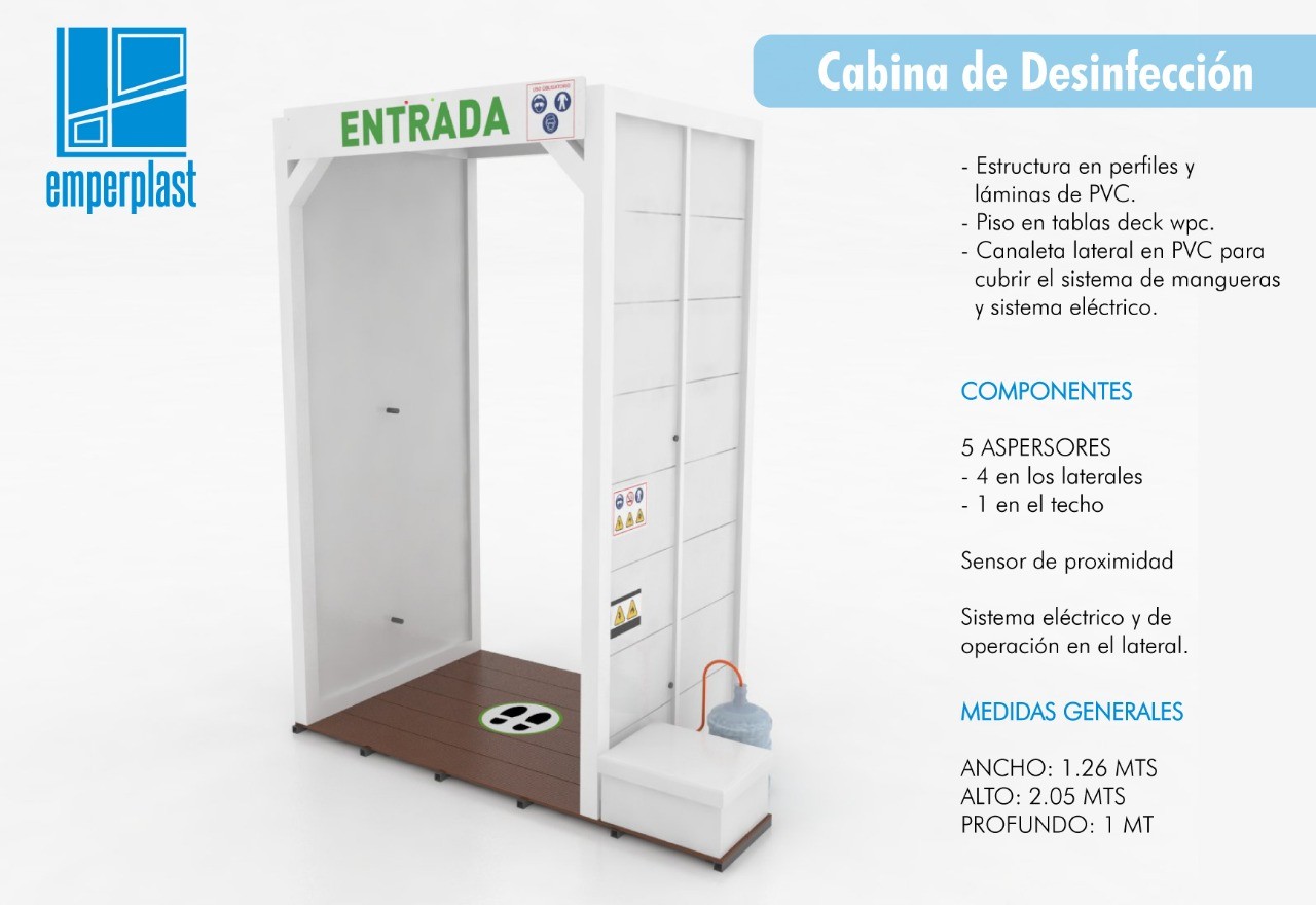 Cabina de desinfección